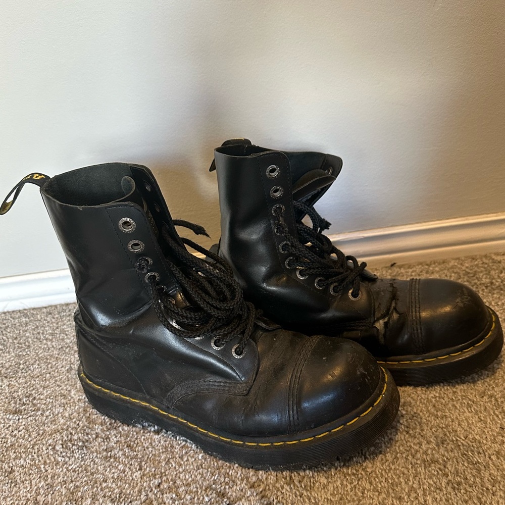 Steel Toe Dr Martens - men’s US 10 - well loved